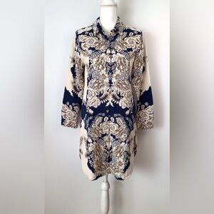 Soft Surroundings Shirt Dress Tunic Floral